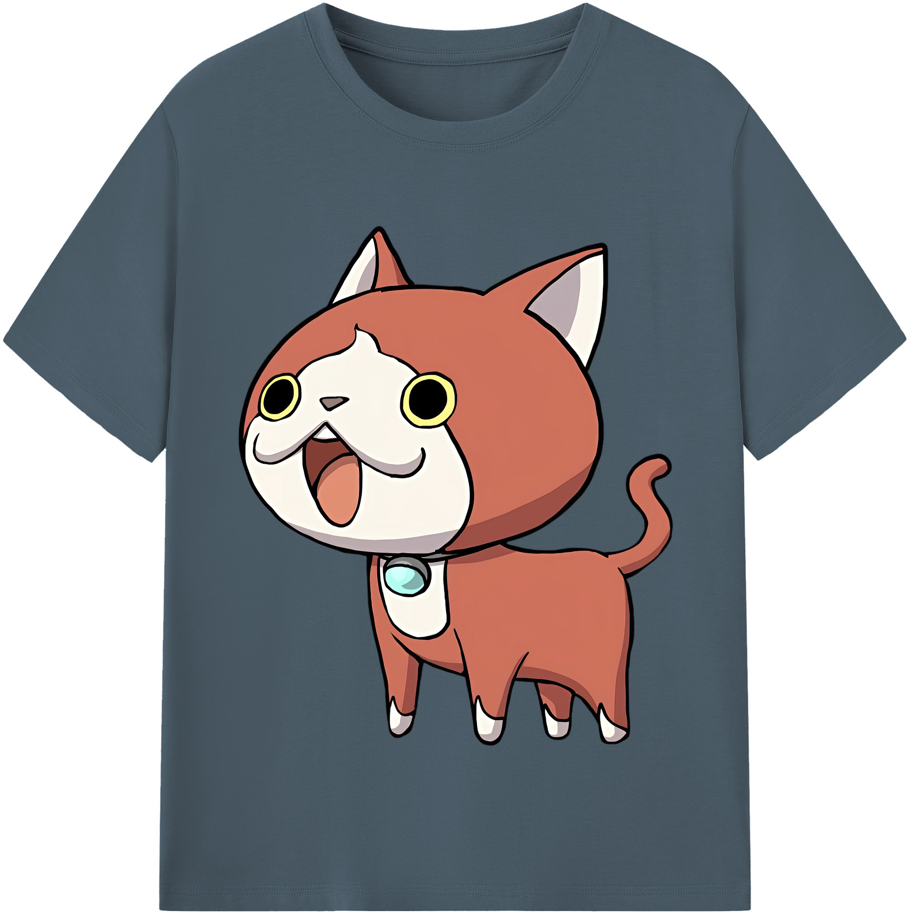 （画像用） 妖怪ウォッチ Yo-kai Watch 綿100％半袖Tシャツ（フロントプリント）